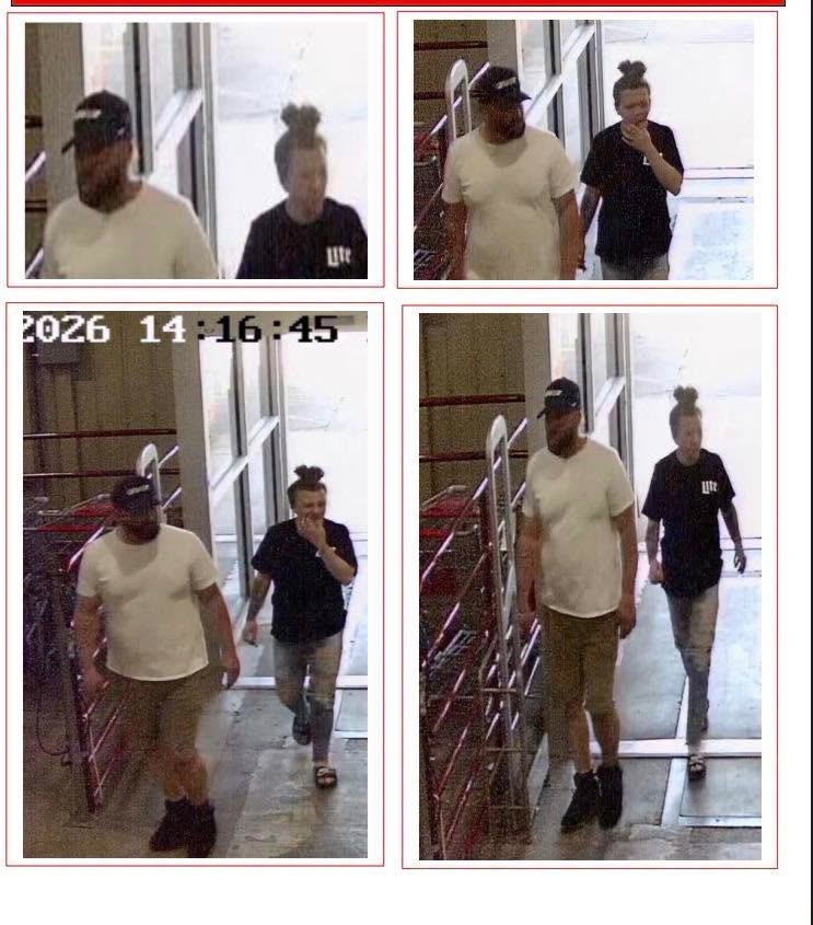 Surveillance photos of two subjects the Waverly Police Department is asking the public to help identify.